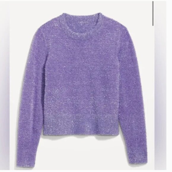 Eyelash Shine Sparkle Modern Girly Chic Glam Hipster Hippie Artsy Sweater Top - Picture 4 of 4